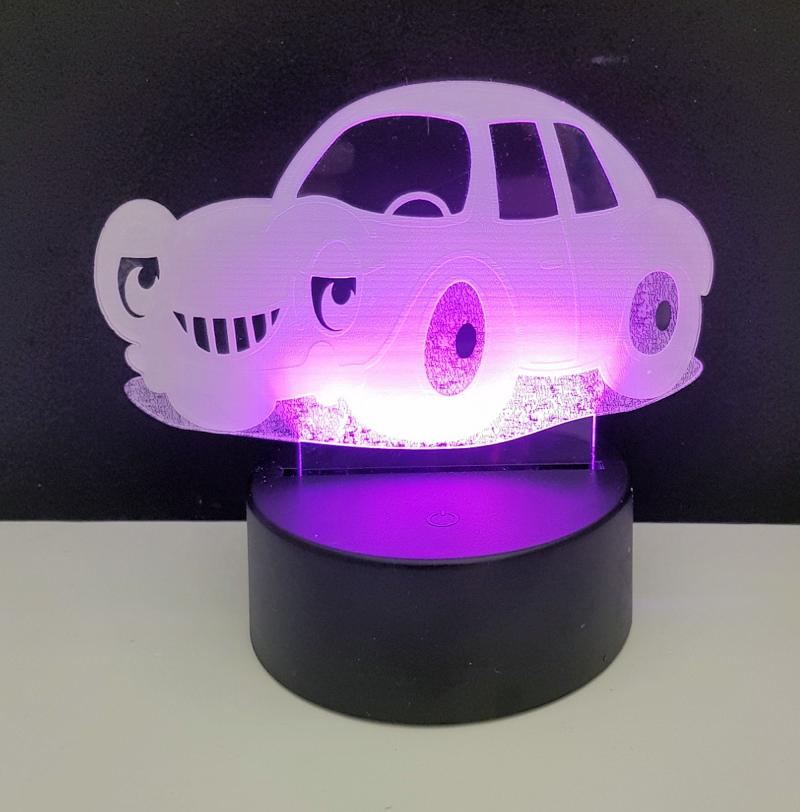 LED Nachtlicht Auto Tischlampe Nachtlampe Kinderzimmer USB Geschenk Dekor