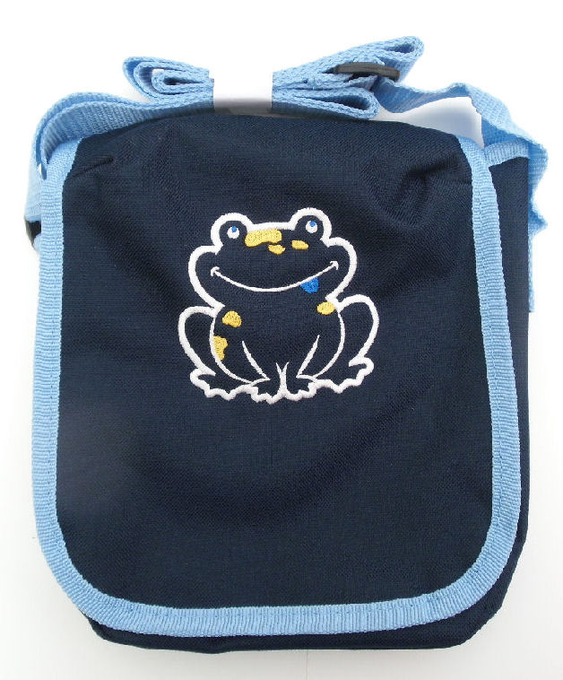 Kindergartentasche Blau mit Frosch