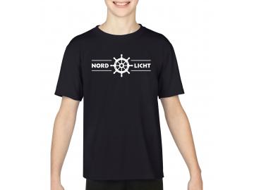 T-Shirt Nordlicht Kids Schwarz Gr. 128