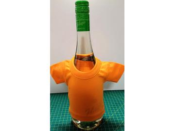 Flaschenshirt Minishirt Orange inkl. Wunschdruck auch für Vereine