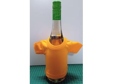 Flaschenshirt Minishirt Gelb inkl. Wunschdruck auch für Vereine