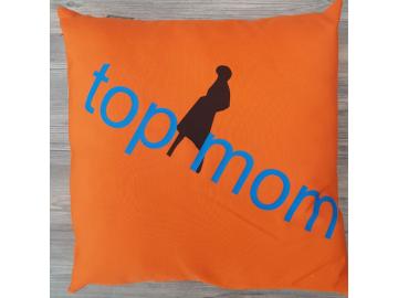 Kissenbezug 40 x 40 cm Orange top mom