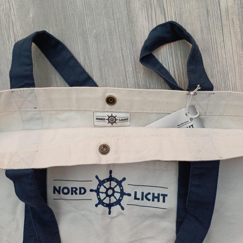 Strandtasche Nordlicht Beige / Blau